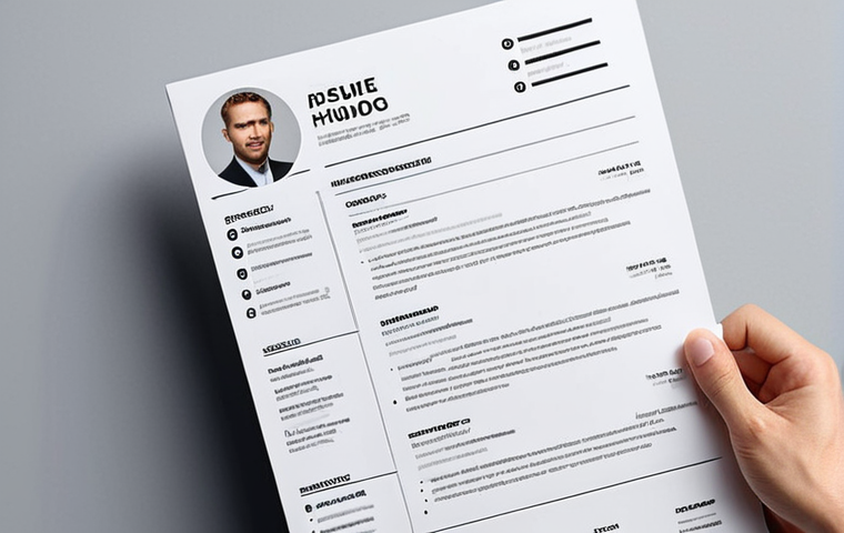 **

"A clean, professional resume design showcasing clear headings, sufficient whitespace, and a subtle color palette. Focus on visual elements that convey organization and readability. Perhaps a hand placing it on a desk of a HR manager."

**